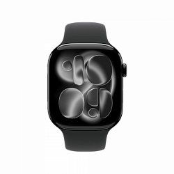 Apple Watch Series 11 42mm Jet Black Aluminum Case with Black Sport Band